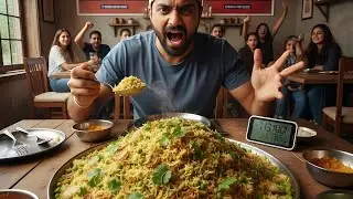 pulao finish karo 150 second me 500 inam | Food Challenge| @ArshEatingShow