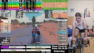 Zwift Cycling Workout Live Stream 25.10.2025 zv