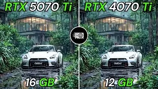 RTX 5070 Ti VS RTX 4070 Ti + Ryzen 7 7800X3D | 20 Games Tested in 1080P, 1440P & 4K!