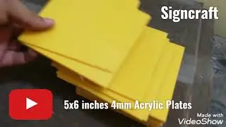How To Screen Print | Acrylic Name Plate Print | Silk Screen Printing | Signcraft Hacks