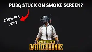 Pubg pc stuck on smoke screen / Lobby Screen 100% Fix  (ENGLISH SUBTITLES) 2025