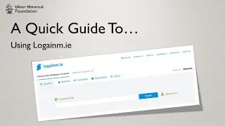 A quick guide to Using Logainm.ie