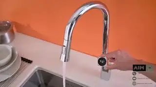 AIM Smart Pull-Out Thermostatic Kitchen Faucet &ndash; No Handle, Full Control! #kitchen #sinkingfunds