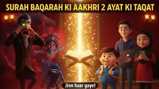 Surah Baqarah Ki Aakhri 2 Ayat Ki Taqat |Funny Horror Islamic Stories | Saya Cartoon