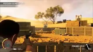 Sniper Elite 3 Mode &ndash; The  Shooting Range! All DLC Weapon Test Gun