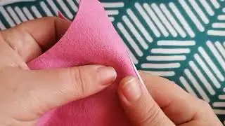 Freezer paper and Wool felt ornaments