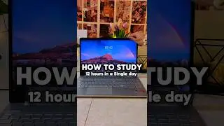 How to study for 12 hours in a single day!!😭📚 #study #studyschedule #studytok #school