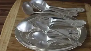 Silver Cleaning | How to clean Silver | Clean Silver in 1 minute easy method