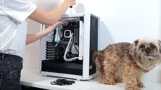 PC Build #15 Fractal Design White Meshify C Timelapse