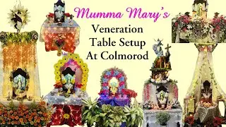 🌹Mumma Mary&rsquo;s Veneration Table Set-up done by all Colmorod Navelim Devotes🙏🏻| #catholic #mothermary 