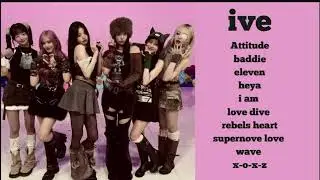 IVE 아이브 'NEW SONGS' | Top Hits Music Remix | IVE Hit songs remix