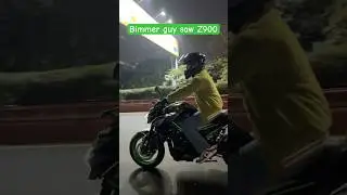 Bimmer guy asked for flyby #z900 #fly #loud #bike #bmw #viralvideo #rider #kawasaki #superbike
