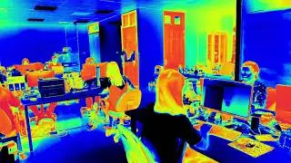 Psychedelic music visuals -- Weird series -- At the Office