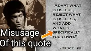 Misunderstanding Of Bruce Lees Jeet Kune Do Quotes