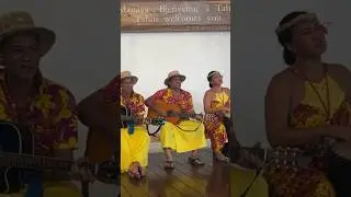 Welcome to Tahiti #welcome #music #singing #tahiti #2022 #airport #travel #viralshort