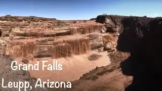 🇺🇸USA🇺🇸 - Chasing Waterfalls - Grand Falls/Chocolate Falls, Arizona - 181 ft tall / Permit Required
