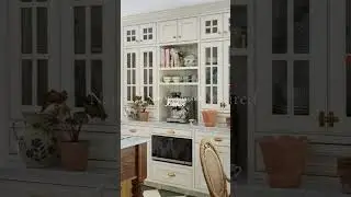 Nancy Meyers Inspired Kitchens. #nancymeyers #marthastewart #inagarten #oldmoney #oldmoneyaesthetic