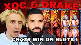 XQC AND DRAKE WIN BIG WHILE PLAYING SLOT TOGETHER | STREAMER SLOT WINS | XQC,Drake,Nickmercs,Xposed