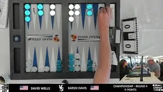 MIAMI OPEN BACKGAMMON CHAMPIONSHIP 2025  DAY 4