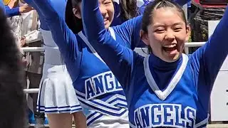 BLUE ANGELS福岡工業大学附属城東高等学校チアリーダー部BLUE ANGELS どんたくストリート 第64回博多どんたく港祭まつり 2025/５/3
