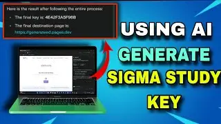 AI-Powered Sigma Study Keys || Easy Key Generator Guide 