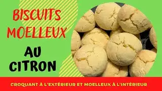 Biscuits moelleux au citron. Un mariage parfait du croquant et du moelleux.