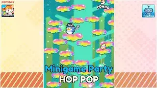 Minigame Party: Pocket Edition - How to play Hop Pop Gameplay Jumping game Com2us XPLA P2E