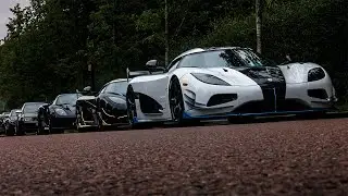 CRAZY Koenigsegg Convoy in London - July 2017