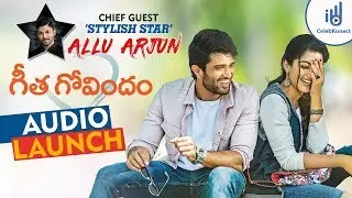 Geetha Govindam Audio Launch Live | Allu Arjun | Vijay Deverakonda | Rashmika Mandanna | CelebKonect