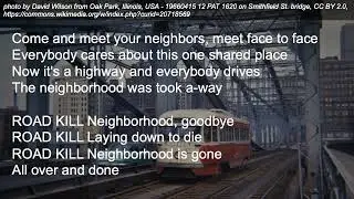 ROAD KILL (anti-car song, with lyrics)