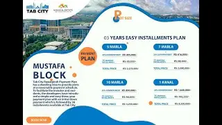 Tab City is a new housing project by Tab Group on Main G.T Road Rawalpindi near Rawat and T-Chowk.