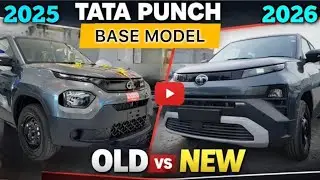 Old Tata Punch 2025 vs New Tata Punch 2026 Full Comparison All Features Explained 