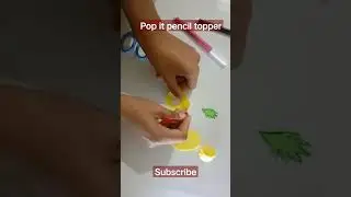 DIY pop it/ pop it pencil topper/ Easy diy/Multi arts n crafts