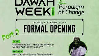 MAINTAINING AN ISLAMIC IDENTITY IN A DECAYING MODERN SOCIETY
