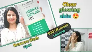 🟢Dr.seth Lactic & liquorice Peel || Remove Dark spot pigmentation || Full details video || #skinpeel