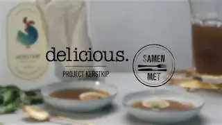 delicious. maakt kruidige kerstkippenbouillon