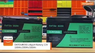 DATOUBOSS Lifepo4 Battery 12V 100Ah/200Ah/300Ah - Shop on Banggood