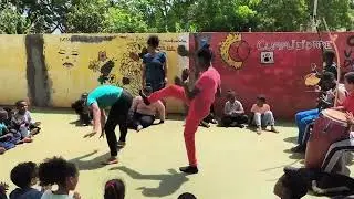 Roda no Quilombo do Ja&oacute; Mestre Camila parte 1
