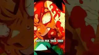 When you make a mistake. Gotta fix this shit #drawing #anime #colorpencil #edit #tanjiro #shorts