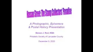 Nassau Street-The Stamp Collectors Paradise, A Photographic, Ephemera & Postal History Presentation