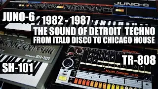 TR-808 + JUNO-6 + SH-101 Old School Techno Jam