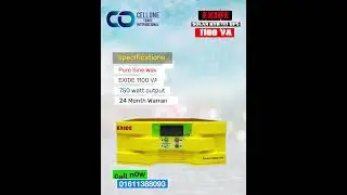 Exide solar hybrid 1100 va indian solar inverter #inverter #electronics #ips #exide #exideindustries