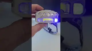 Фонарь налобный аккумуляторный на светодиоде LED,стробоскопы,управление жестами.