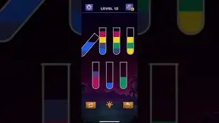 Sort Water Color Puzzle 🧪 Water sorting colour game level 12