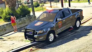 FORAGIDA PROCURADA POR FURAR BLITZ! - PMRO - GTA 5 ROTINA POLICIAL