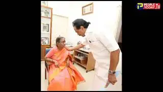 Stalin meets his mother today 13/5/2018 on the eve of Mother's day