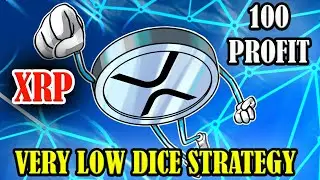 BOOST 100 RIPPLE FAST - Dice Strategy for low BANKROLL - GIGABET CASINO GAME