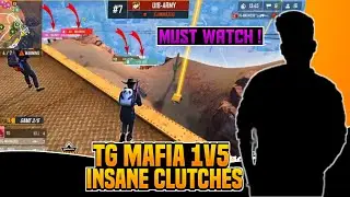 TG MAFIA INSANE 1VS5 OP CLUTCH || UNBELIEVABLE GAMEPLAY BY TG MAFIA | Best Of Esports