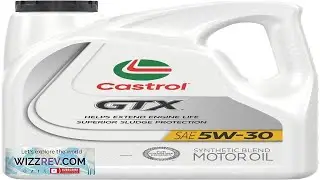 Castrol GTX 5W 30 Synthetic Blend Motor Oil 5 Quarts