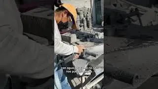 Hicimos un sart&eacute;n de piedra volc&aacute;nica😲🌋👀 Te apuesto a que no hab&iacute;as visto uno as&iacute;😎